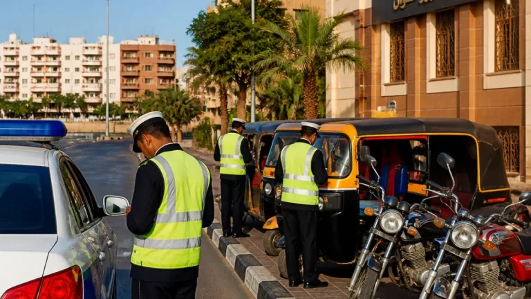 حملات مرورية في أسوان تُسجل ضبط 30 مخالفة لتوك توك وموتوسيكلات