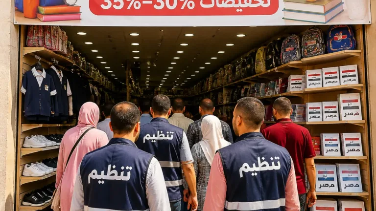 محافظ الدقهلية يفتتح معرض «أهلا مدارس» في أجا بتخفيضات 30%–35% وتركيز على المنتج المصري