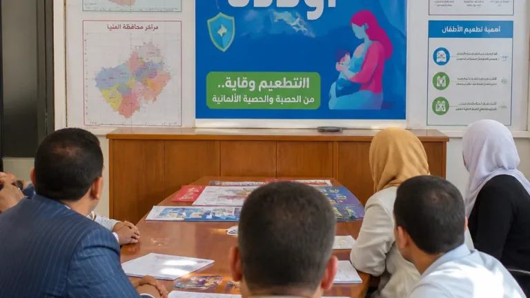 مديرية صحة المنيا تتعاون مع القومي للسكان والاستعلامات لتعزيز صحة الأسرة وحملات التوعية
