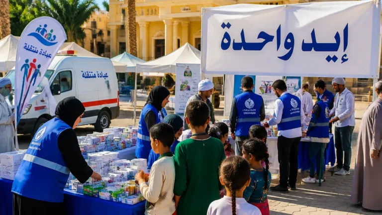 انطلاق قافلة «إيد واحدة» في الأقصر لتقديم خدمات طبية وإنسانية شاملة بقرية المهيدات