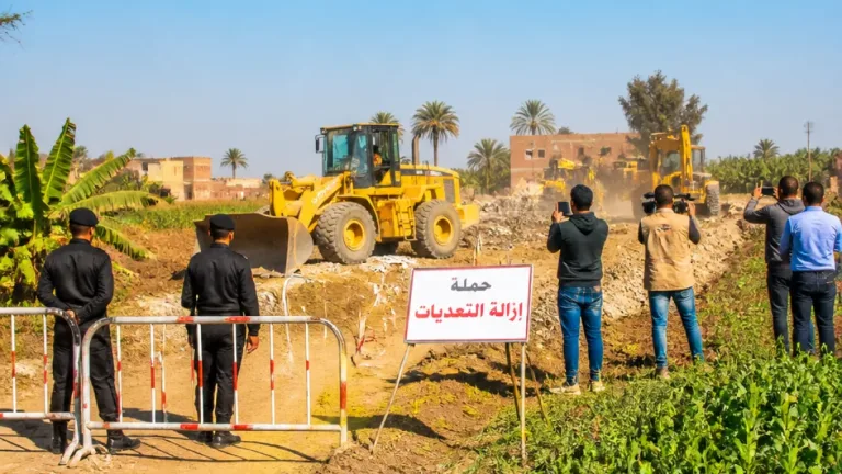 إزالة 31 حالة تعدٍ واسترداد مساحات زراعية ضمن الموجة الـ30 في مركزي قنا وقفط