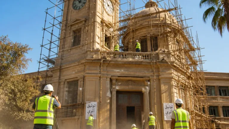 جامعة القاهرة تبدأ أعمال الترميم لبرج الساعة والقبة التاريخية بقصر العيني ضمن خطة تحديثية شاملة