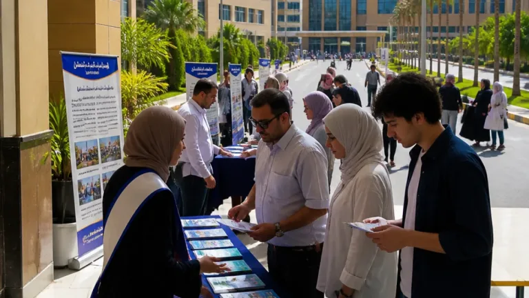 رئيس جامعة كفر الشيخ يتابع إجراءات استقبال الطلاب بالجامعة الأهلية ويؤكد أهمية تيسير القبول