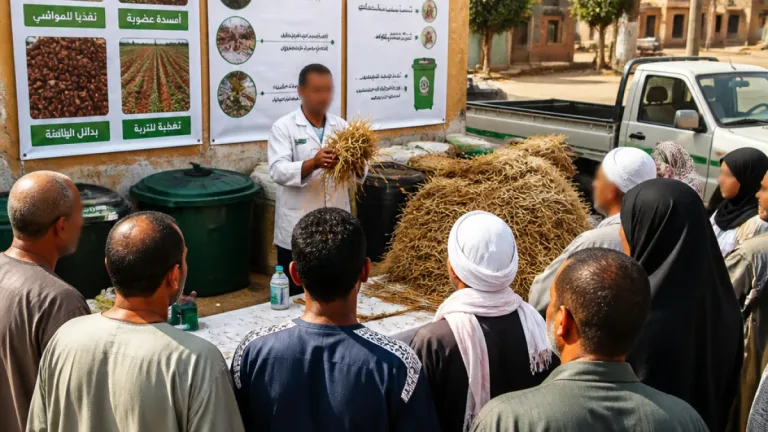 أسيوط تُكثف ندوات توعية بالقرى لمواجهة الحرق المكشوف للمخلفات الزراعية
