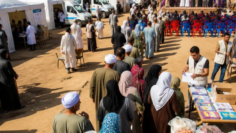 3549 مستفيدًا من «فيوم الخير» بقرية دانيال ضمن جهود تنموية وخدمية بأطسا