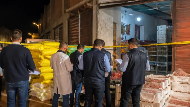 حملات أمنية وصحية بكفر الشيخ تضبط أطنانًا من مواد غذائية وسمادًا مجهول المصدر