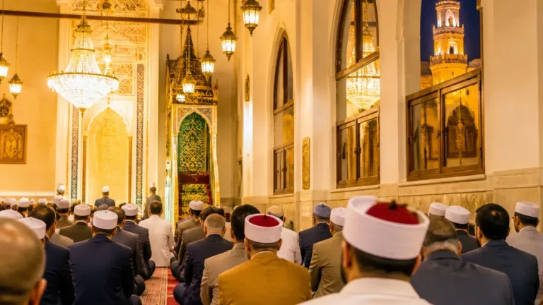 أوقاف البحيرة تنظم احتفالاً إيمانياً بالمولد النبوي بمسجد الحبشي بدمنهور بحضور قيادات المحافظة
