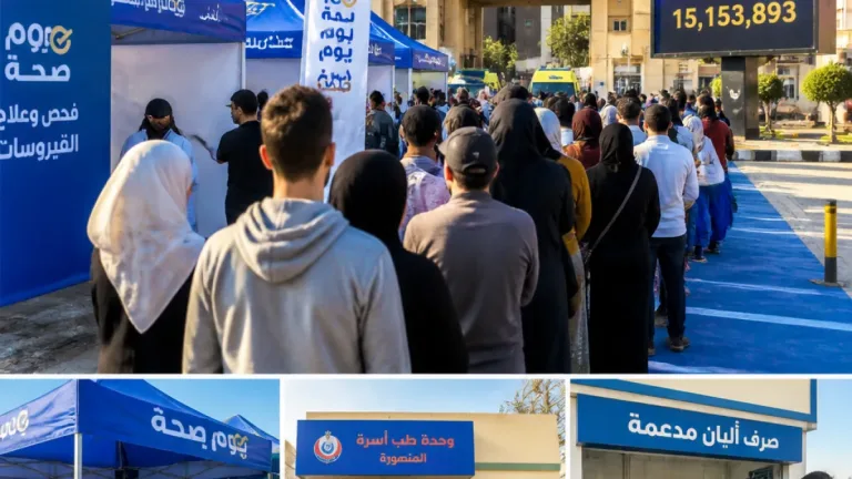 مديرية الصحة بالدقهلية تسجل 3.64 مليون خدمة مجانية خلال 49 يوماً من حملة «100 يوم صحة»