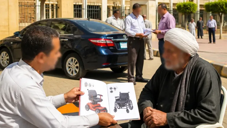محافظ أسيوط يوجّه بتوفير كرسي كهربائي لمسن من ذوي الهمم خلال جولة بمركز ديروط