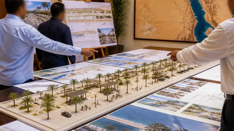 محافظ جنوب سيناء يُوجّه بسرعة تنفيذ مشروع تطوير شارع المنشية ليكون المحور التجاري لطور سيناء
