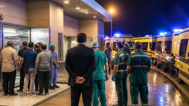 محافظ الإسماعيلية يتابع ميدانيًا حادث الدواويس ويأمر بتسليم الجثامين وتكثيف الرعاية للمصابين