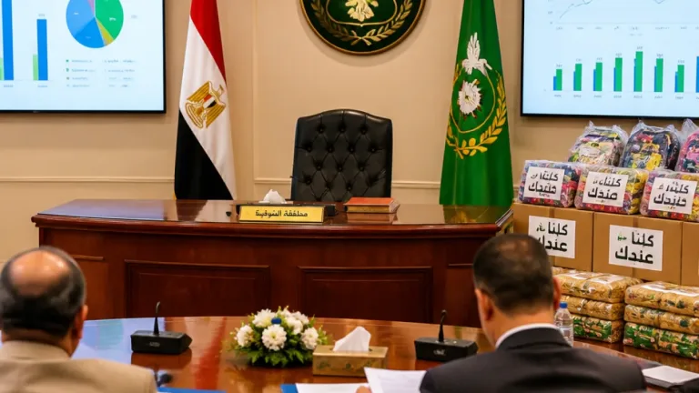 محافظ المنوفية يشدد على المتابعة المباشرة لمنظومة النظافة ومبادرات دعم المواطنين