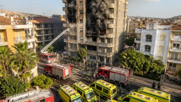 حريق داخل برج سكني بمنطقة الفلل في بنها وتدخل 4 سيارات إطفاء للسيطرة على النيران