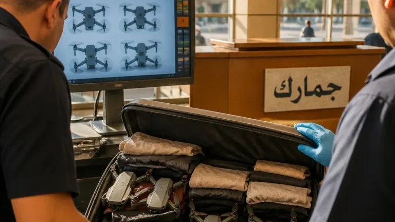 جمارك مطار الأقصر تحبط محاولة تهريب 4 طائرات مُسيّرة على راكب قادم من الكويت