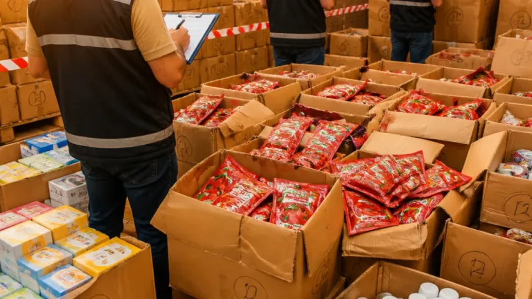 التموين بالغربية يضبط 40 ألف ظرف صلصة ومئات العبوات مجهولة المصدر في حملات مفاجئة