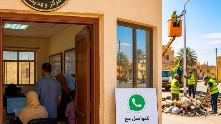 رئيس مدينة الشيخ زويد يفتح مكتبه طوال اليوم ويطلق رقم واتساب لحل شكاوى الأهالي فورًا