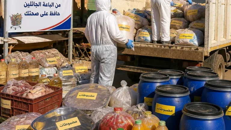 مديرية صحة مطروح تشن حملات مكثفة وتُصادر 423 كيلو أغذية و76 لتر زيوت وعصائر