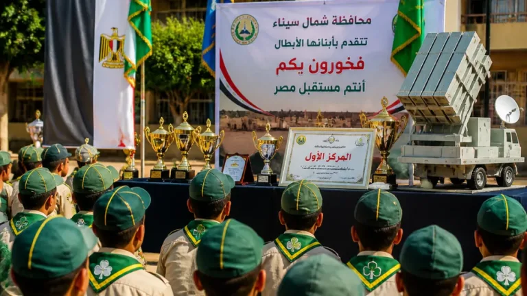 مدارس شمال سيناء تتصدر منافسات التفوق الكشفي وتحقق مراكز أولى على مستوى الجمهورية