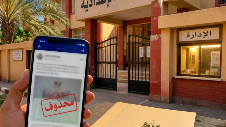 التعليم تحيل مدير ومسؤول صفحة مدرسة بنجع سعيد في دشنا للشؤون القانونية بعد منشور عن «النقاب»