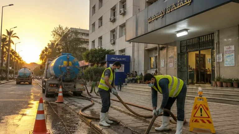 الفيوم: مديرية الصحة تكشف تفاصيل تسرب مياه الصرف بمستشفى الحميات والإجراءات المتخذة