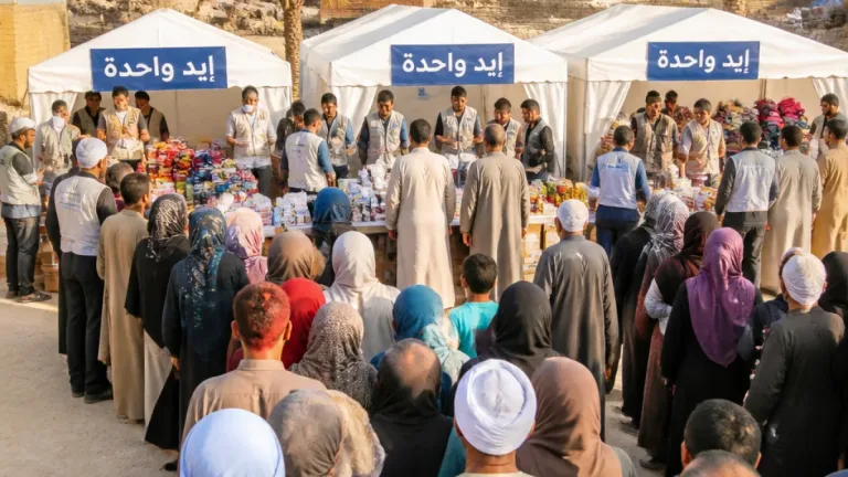 قافلة «إيد واحدة» تصل قرية باروط ببني سويف وتخدم أكثر من 45 ألف مستفيد