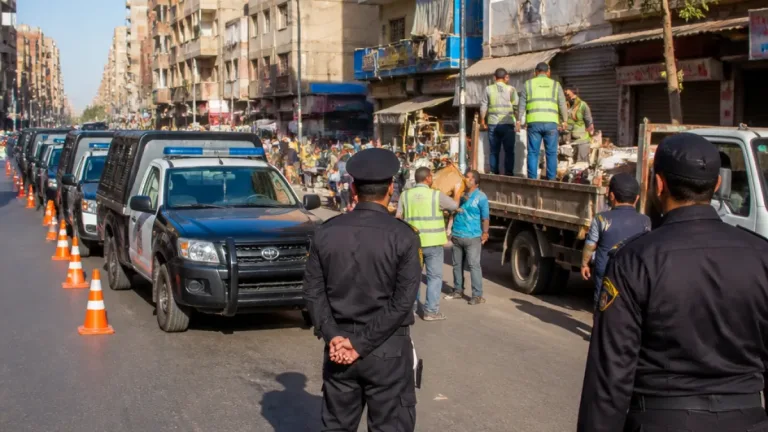 مدير أمن بني سويف يقود حملة لإزالة الإشغالات ورفع 464 حالة من شوارع المدينة