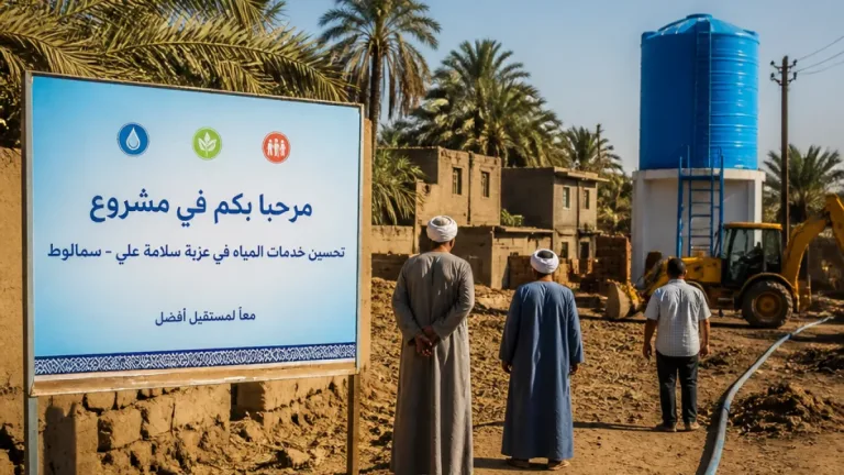 اتفاقية لإنشاء محطة لتحلية ومعالجة مياه الشرب بعزبة سلامة علي في سمالوط