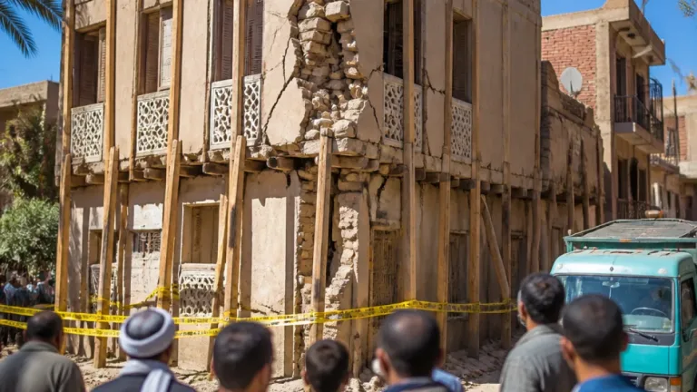 منزل آيل للسقوط في نجع سالم بقوص/نجع حمادي يثير استنفار الأهالي ومطالبات بتدخل فوري