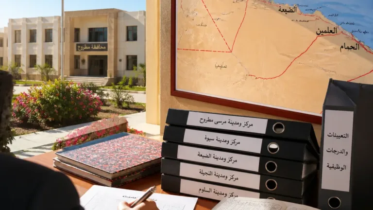 اعتماد الحدود الدنيا لتنسيق المرحلة الثالثة بالثانوي وفصول الخدمات بمطروح