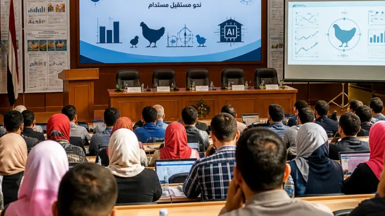 المنصورة: كلية الزراعة تناقش تطبيقات الذكاء الاصطناعي في إنتاج وتربية الدواجن