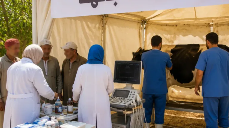 جامعة بنها تنفذ قافلة بيطرية مجانية لخدمة مربي الحيوانات في بنها وطوخ