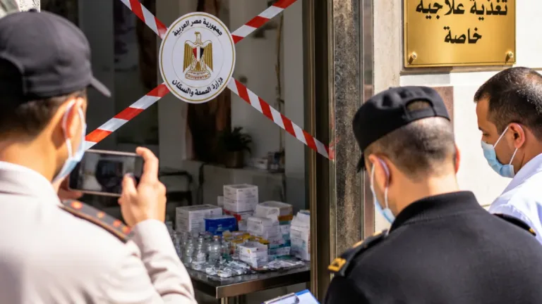 ضبط عامل بعيادة تغذية في بورسعيد ينتحل صفة طبيب ويُغلق العيادة بالشمع الأحمر