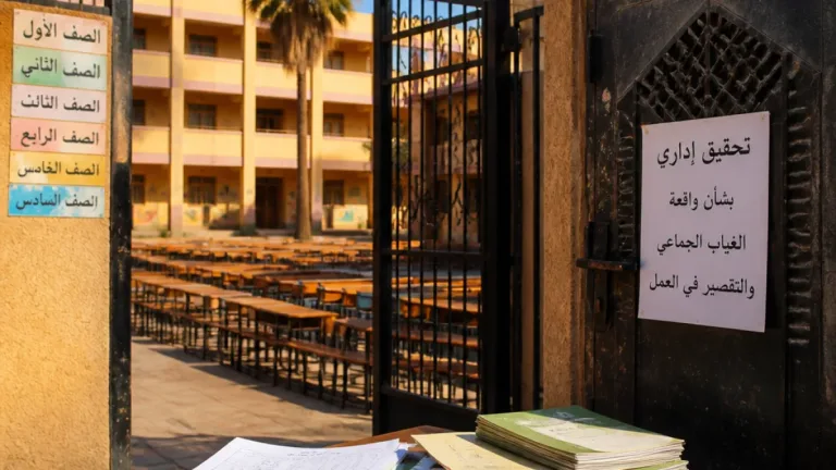 إحالة 5 مديري مدارس بمديرية نجع حمادي للتحقيق لعدم الجاهزية وارتفاع غياب المعلمين