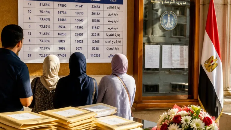 محافظ الإسكندرية يعتمد نتيجة الدور الثاني للشهادة الإعدادية بنسبة نجاح 77.1%