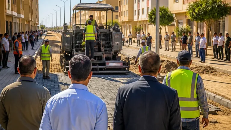 محافظ جنوب سيناء يتفقد مشروعات رصف وتجميل طرق في حيّي بدر القديم و102 بطور سيناء