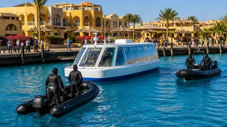 مطاردة بحرية داخل منتجع بالغردقة تثير قلق السائحين والأجهزة تفتح تحقيقاً