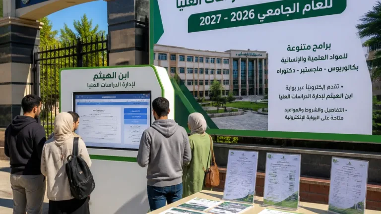 جامعة كفر الشيخ تفتح باب الالتحاق بالدراسات العليا بكلية الزراعة لموسم 2026-2027