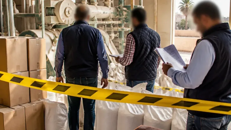 ضبط نصف طن دقيق مدعّم بمطحن في الأقصر وتحويل المتهمين للنيابة