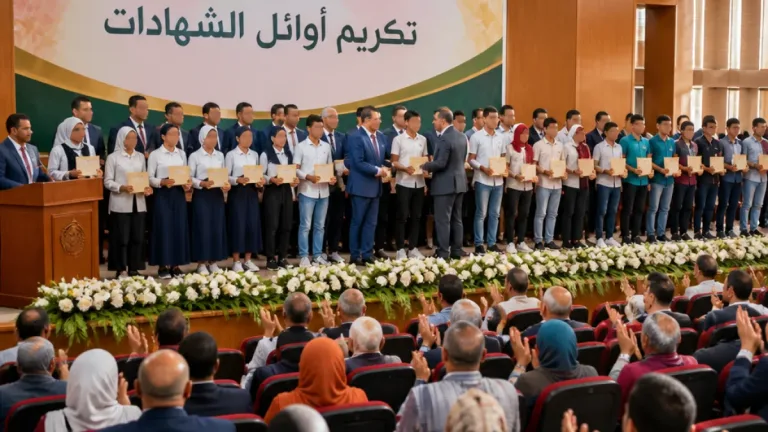 محافظ الدقهلية يكرم 56 من أوائل الشهادات ويؤكد على دور الأسرة والقيم في التعليم