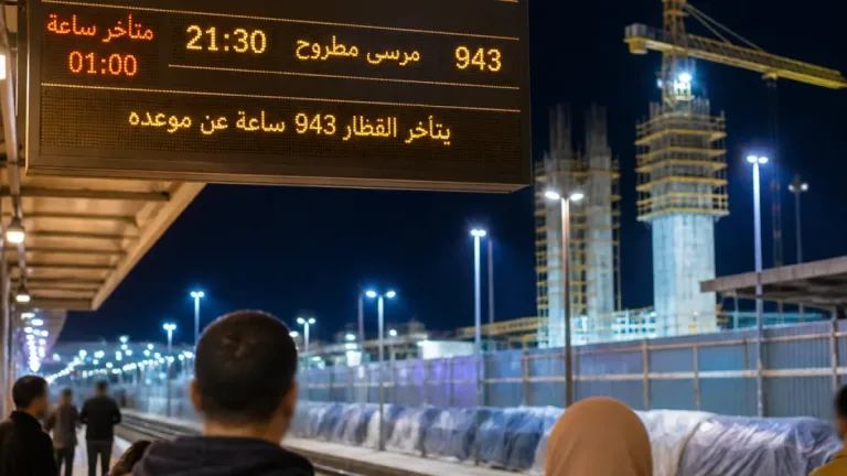 تأجيل قيام قطار مرسى مطروح–القاهرة ساعة واحدة مؤقتاً بسبب أعمال القطار الكهربائي السريع