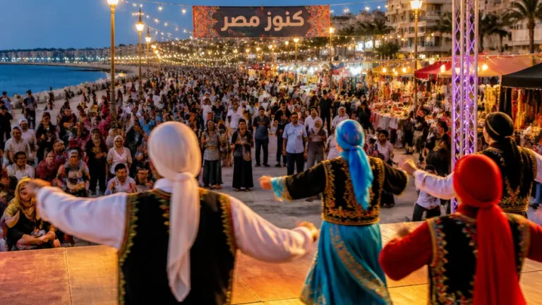 سلسلة عروض فلكلورية على كورنيش مطروح ضمن «كنوز مصر» و59 حفلاً مجانياً في برنامج «شاطئ الفن»