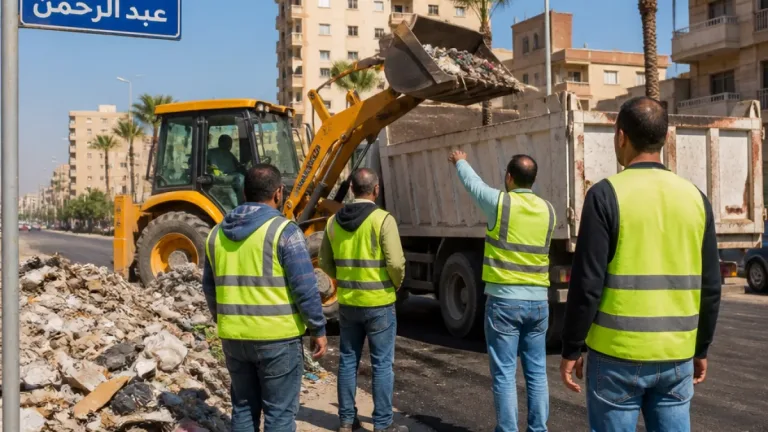 محافظ دمياط يوجّه بسرعة «رد الشيء لأصله» ورفع تراكمات القمامة في شارع عبد الرحمن