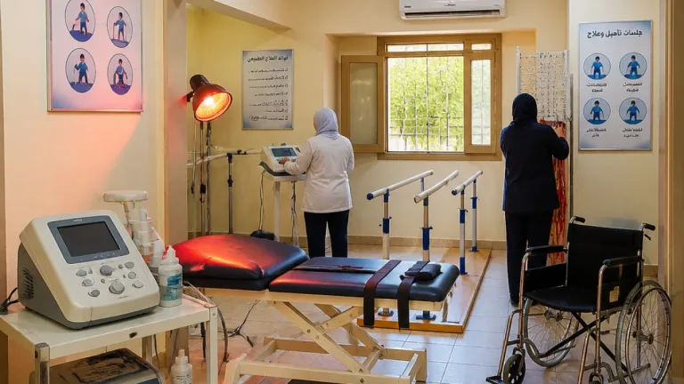 بدء التشغيل التجريبي لقسم العلاج الطبيعي بوحدة قرية الحرجة في ناصر ببني سويف