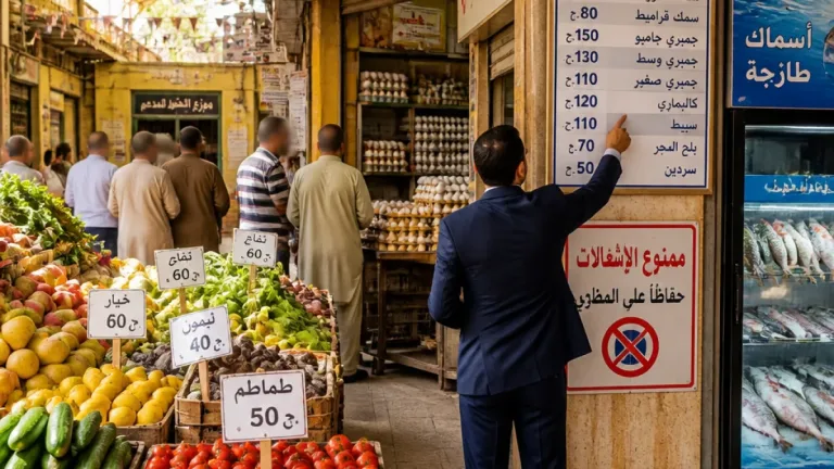 محافظ الدقهلية يتفقد المعرض الدائم للسلع الغذائية في المنصورة ويؤكد الالتزام بالأسعار والجودة