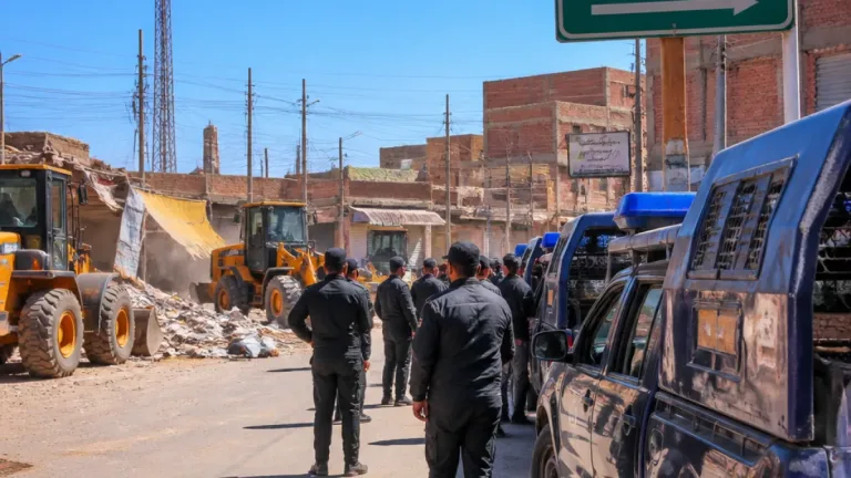 حملة مكبرة بقيادة مدير أمن المنيا لإزالة التعديات بمركزي سمالوط شرق وغرب