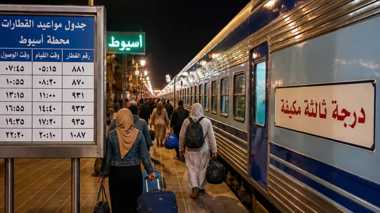 الهيئة القومية لسكك حديد مصر تشغل قطارات إضافية من القاهرة إلى أسيوط خلال منتصف أغسطس