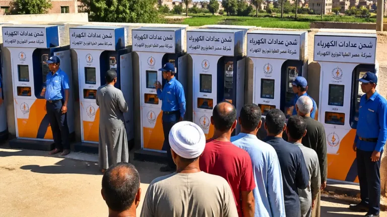 محافظ قنا يفتتح 6 منافذ لشحن عدادات الكهرباء في فرشوط لتخفيف التكدس