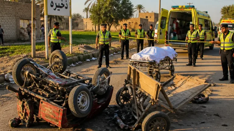 مصرع شاب قرب قرية ذخيرة في حادث تصادم بطريق بلاط–الداخلة