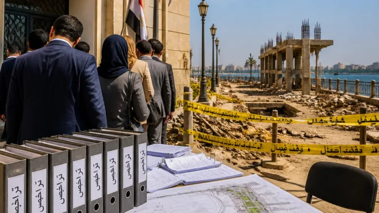 محافظ الفيوم يحيل موظفين بالهندسة للنيابة ويتخذ إجراءات إدارية حول تراخيص الممشى السياحي