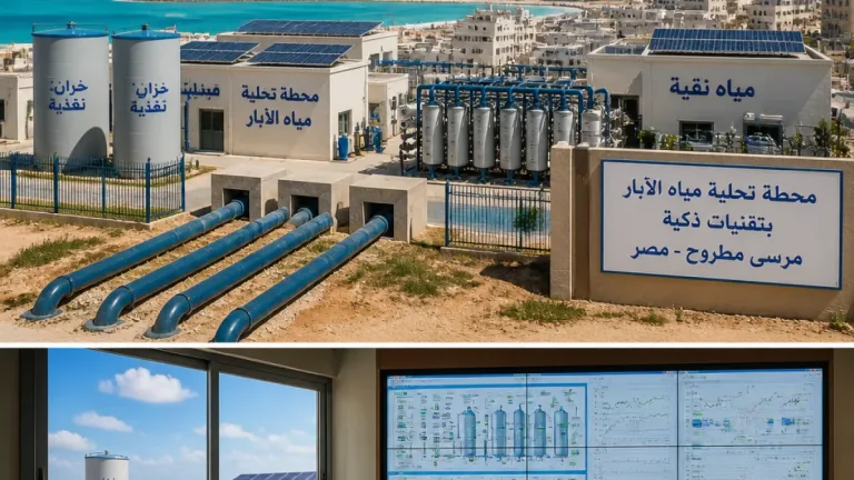 افتتاح محطة ذكية لتحلية مياه الآبار في مرسى مطروح لتغطية احتياجات المصالح الحكومية